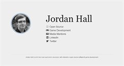 Desktop Screenshot of jordanhall.co.uk